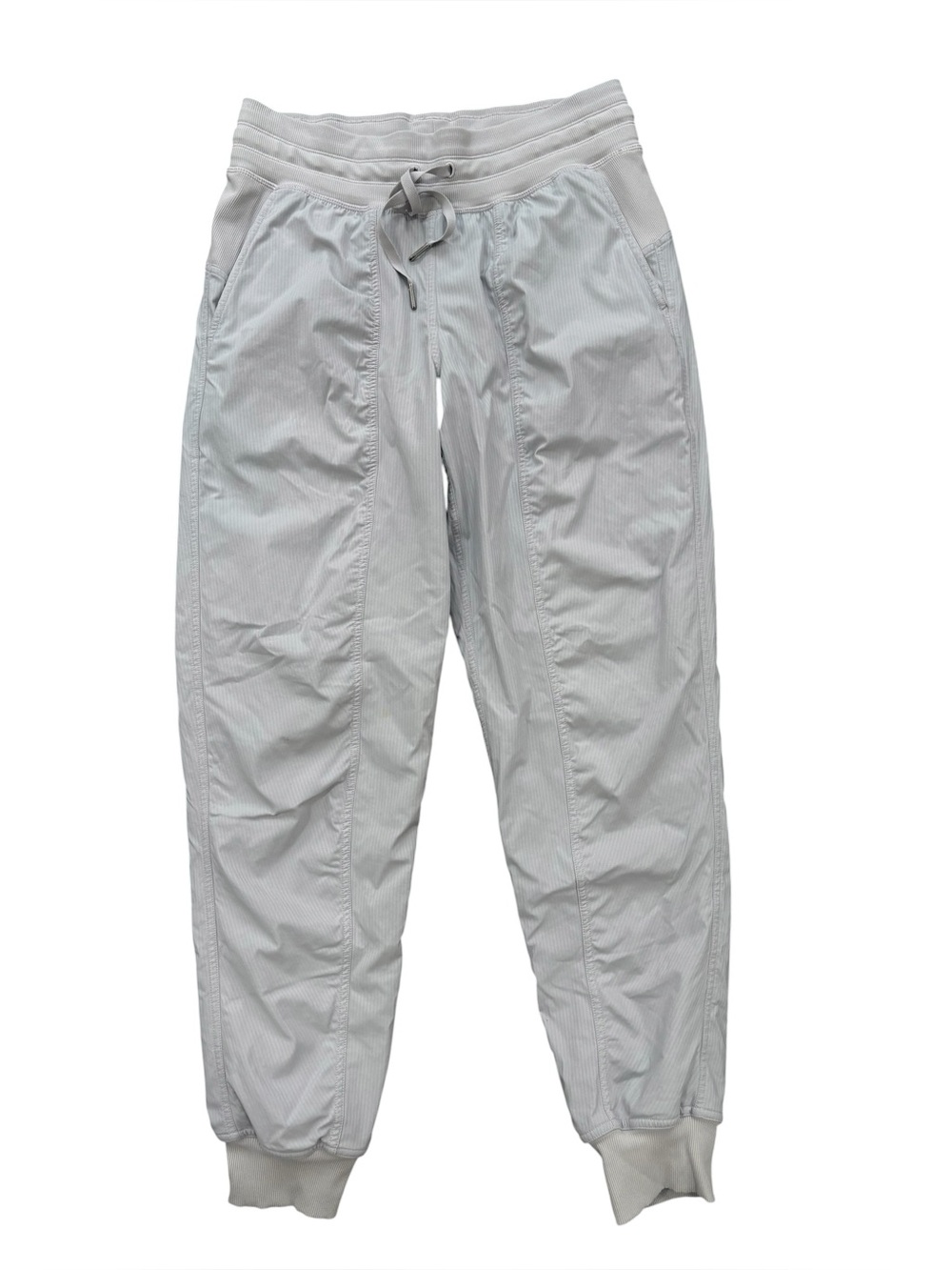 Lululemon Dance Studio Mid Rise Lined Jogger Chrome Light Grey Size 6 Travel